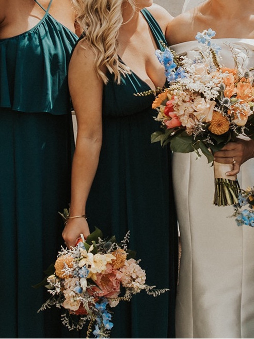 Show Me Your MuMu Deep Teal V-Neck Maxi Dress